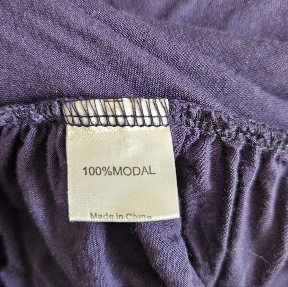 Classic Wrap-Style V-Neck Top in Navy - Picture 5 of 5